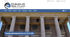 Desktop Screenshot of emmausbiblechurch.org